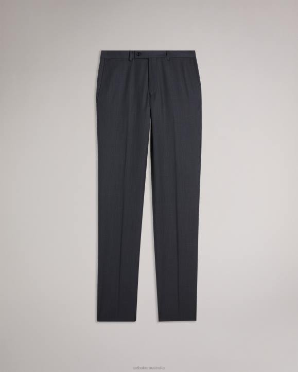 Ted Baker Jvtrsbl Slim Fit Suit Trousers Gray Clothing Men TLPL1495