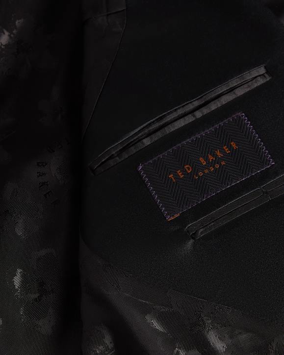Ted Baker Jvtuxj Slim Fit Tuxedo Suit Jacket Black Clothing Men TLPL1361