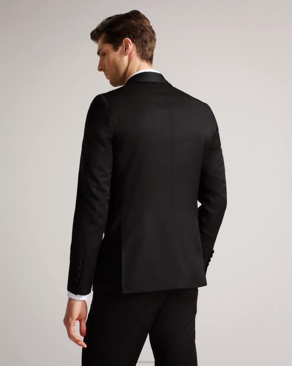 Ted Baker Jvtuxj Slim Fit Tuxedo Suit Jacket Black Clothing Men TLPL1361