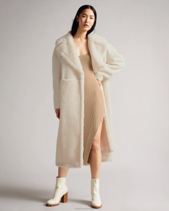 Ted Baker Kiierra Side Slit Detail Knit Dress Light Brown Clothing Women TLPL621