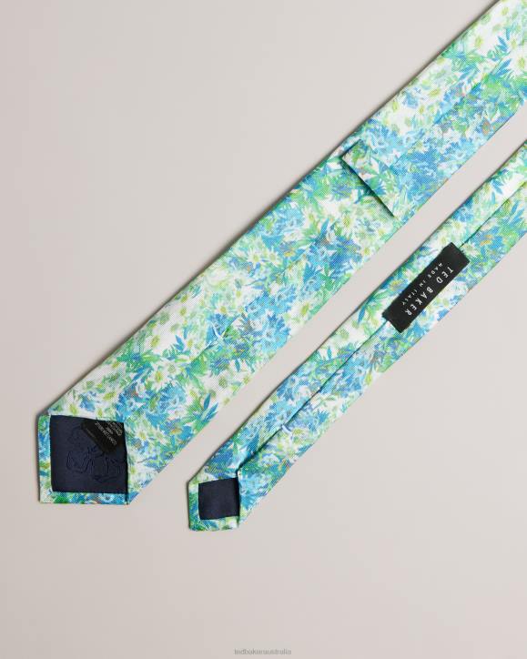 Ted Baker Lanico Dense Floral Printed Tie Multicolor Accessories Men TLPL2066