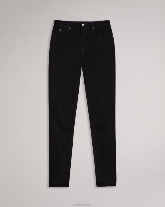 Ted Baker Livviah Velvet Skinny Leg Jeans Black Clothing Women TLPL447