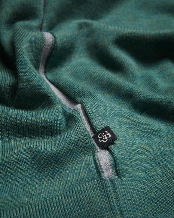 Ted Baker Mondsey Short Sleeve Wool Polo Shirt Green Clothing Men TLPL1581