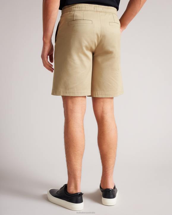 Ted Baker Mordon Twill Drawstring Shorts NATURAL Clothing Men TLPL1590