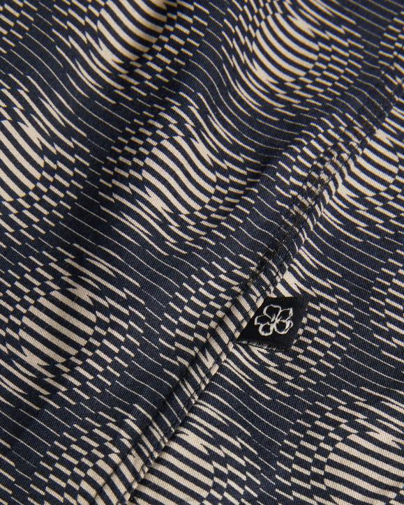 Ted Baker Pearsho Short Sleeve Circle Geometric Shirt Navy Clothing Men TLPL1402
