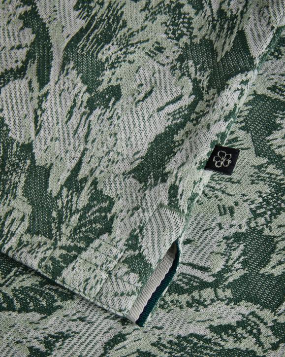 Ted Baker Plasta Short Sleeve Regular Fit Floral Polo Green Clothing Men TLPL1435
