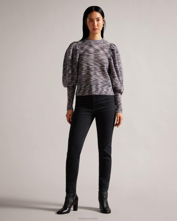 Ted Baker Poppiyy Skinny Washed Black Jeans Black Clothing Women TLPL121