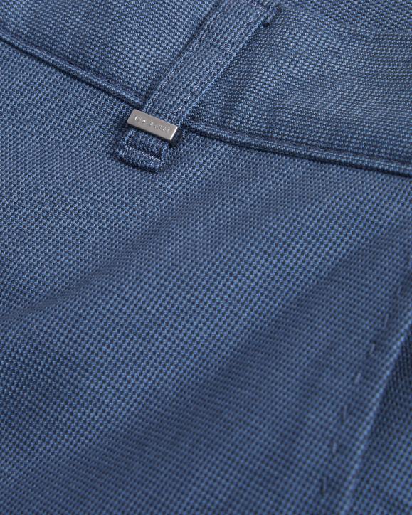 Ted Baker Portmay Slim Fit Dogtooth Trousers NAVY Clothing Men TLPL1437