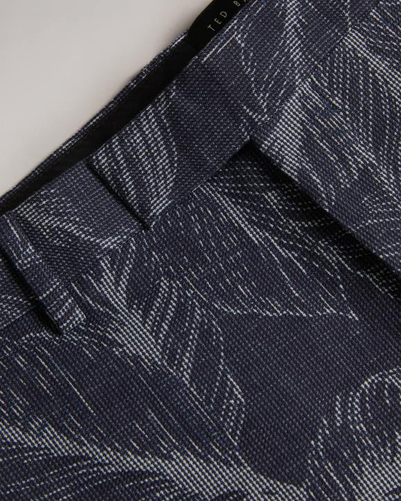 Ted Baker Postot Leaf Suit Trousers Navy Clothing Men TLPL1604