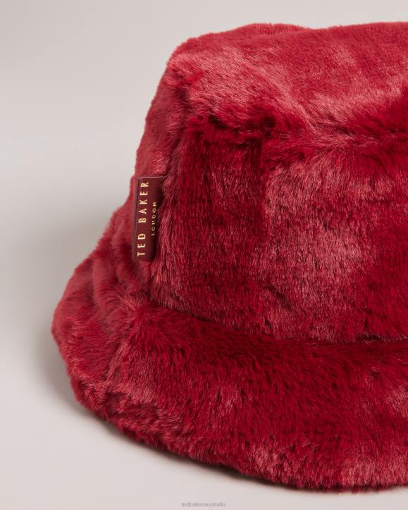 Ted Baker Prinna Faux Fur Hat Purple Accessories Women TLPL1157