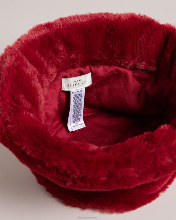 Ted Baker Prinna Faux Fur Hat Purple Accessories Women TLPL1157