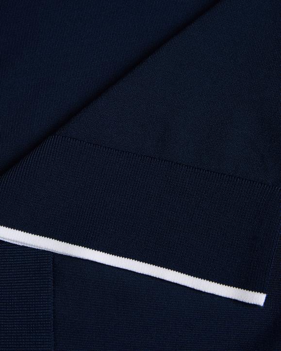 Ted Baker Stortfo Short Sleeve Rayon Polo Shirt Navy Clothing Men TLPL1373