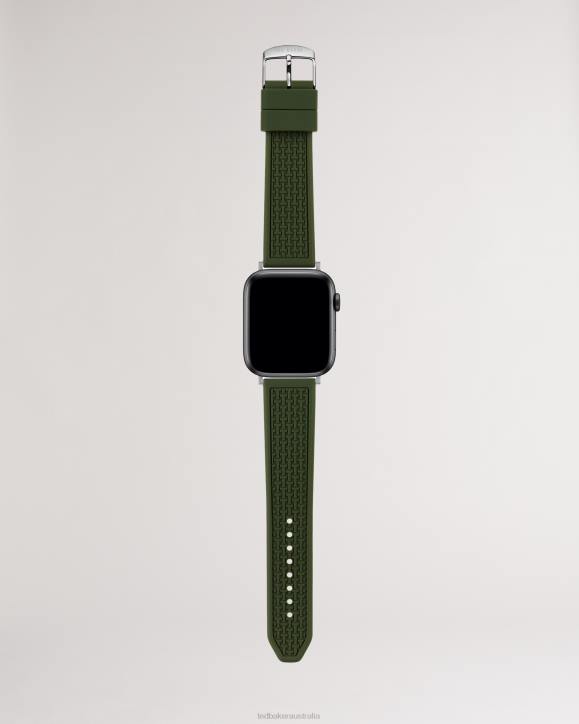 Ted Baker Stropp Green Silicone Apple Watch Strap Green Accessories Women TLPL1978