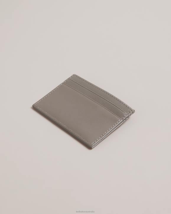 Ted Baker Tencard Laser Etched Card Holder Charcoal Accessories Men TLPL2030