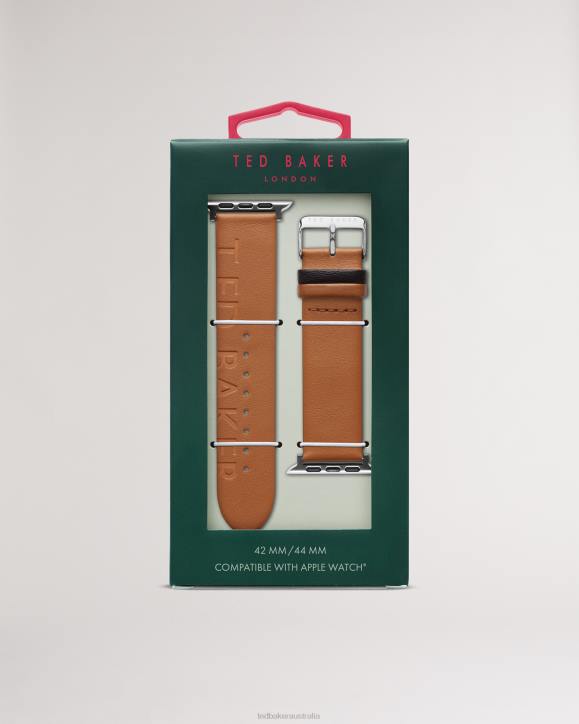Ted Baker Tinium Leather Apple Watch Strap Tan Accessories Women TLPL2007