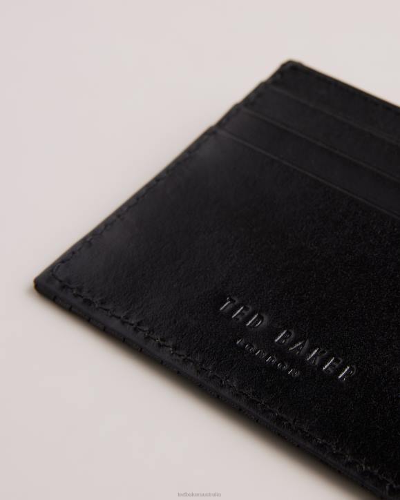 Ted Baker Tobies T Monogram Card Holder Black Accessories Men TLPL1971
