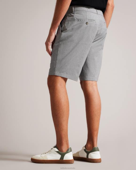 Ted Baker Tura Regular Fit Cotton Shorts BLACK Clothing Men TLPL1346