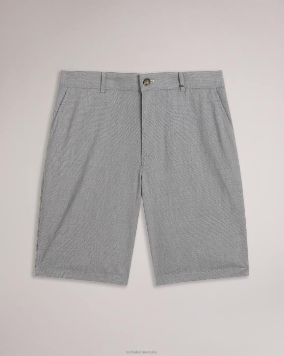 Ted Baker Tura Regular Fit Cotton Shorts BLACK Clothing Men TLPL1346