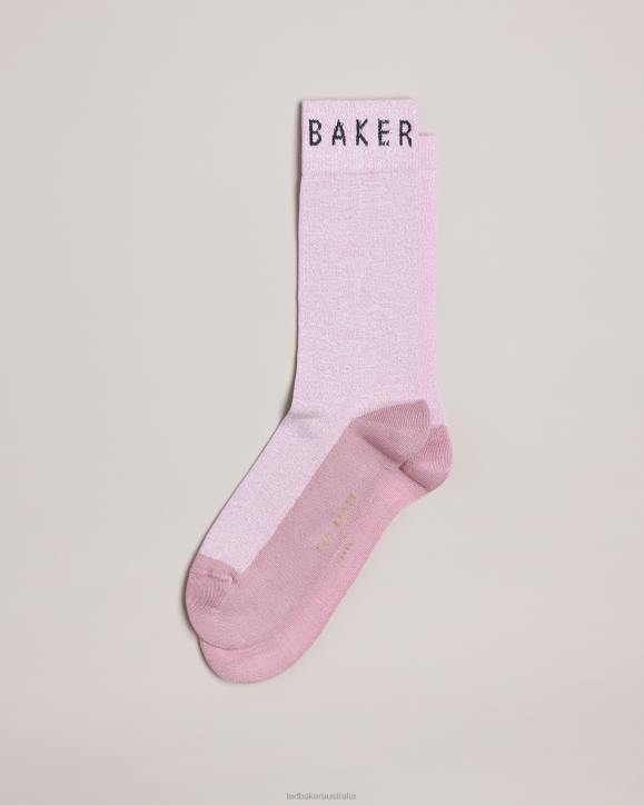 Ted Baker Twistsk Twisted Yarn Socks Pink Accessories Men TLPL1914