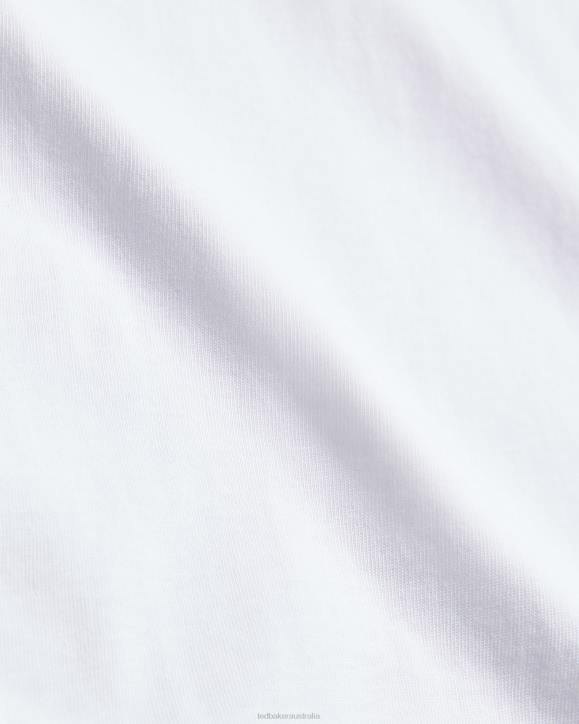 Ted Baker Tywinn Short Sleeve Regular Fit Plain T-shirt WHITE Clothing Men TLPL1314