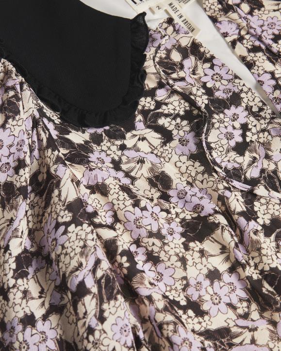 Ted Baker Vanile Button Front Mini Dress Dark Brown Clothing Women TLPL573