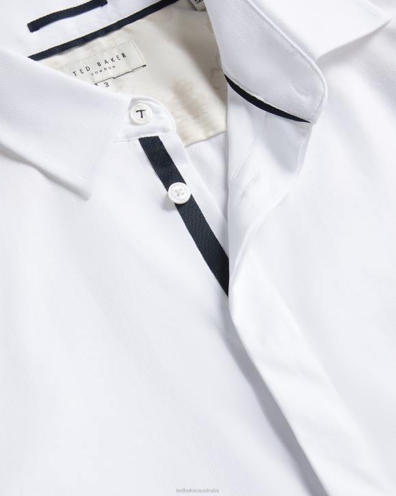 Ted Baker Witone Long Sleeve Shirt White Clothing Men TLPL1237