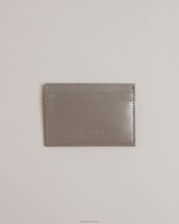 Ted Baker Tencard Laser Etched Card Holder Charcoal Accessories Men TLPL2030