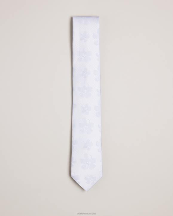 Ted Baker Berel Magnolia Jacquard Tie Blue Accessories Men TLPL2045