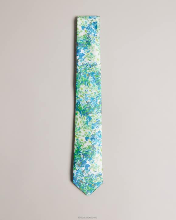 Ted Baker Lanico Dense Floral Printed Tie Multicolor Accessories Men TLPL2066