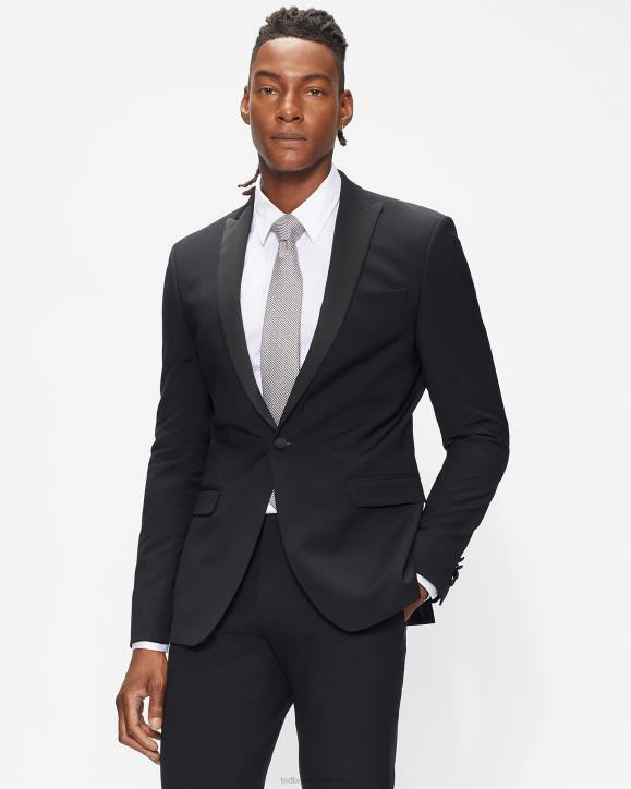 Ted Baker Ambjs Slim Fit Tuxedo Suit Jacket Black Clothing Men TLPL1459