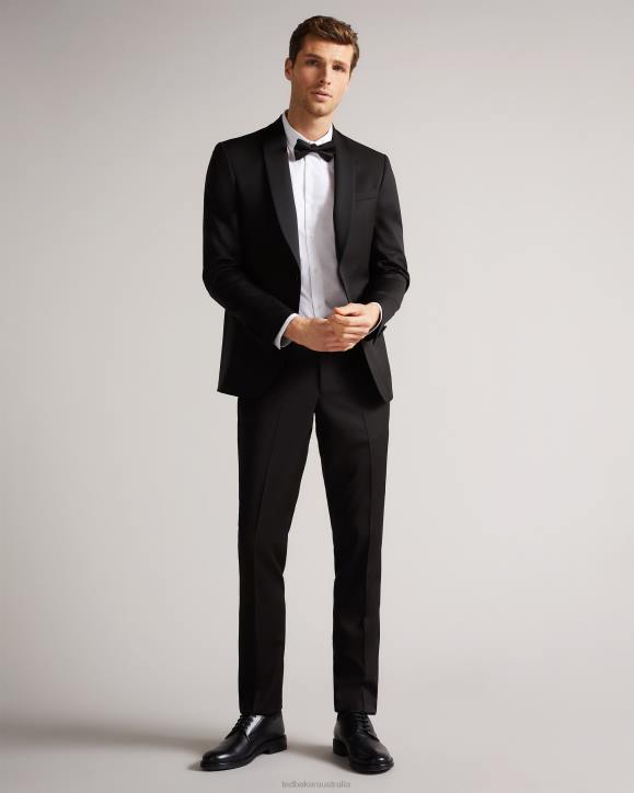 Ted Baker Jvtuxj Slim Fit Tuxedo Suit Jacket Black Clothing Men TLPL1361