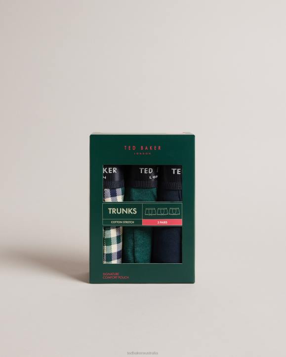 Ted Baker Ismael 3 Pack Assorted Trunks Assorted Clothing Men TLPL1345