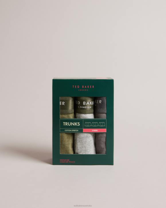 Ted Baker Marceau 3 Pack Assorted Trunks Assorted Clothing Men TLPL1525