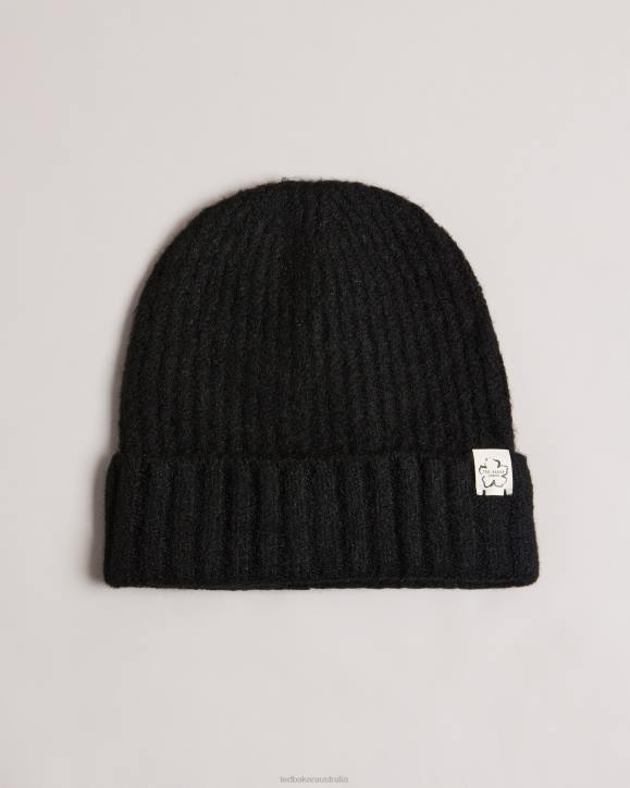 Ted Baker Britny Beanie Hat BLACK Accessories Women TLPL1098