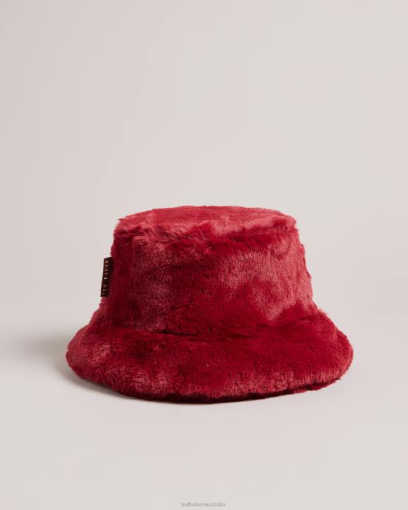 Ted Baker Prinna Faux Fur Hat Purple Accessories Women TLPL1157