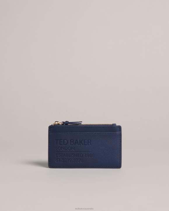 Ted Baker Darcena Zip Up Coin Purse Navy Accessories Women TLPL948