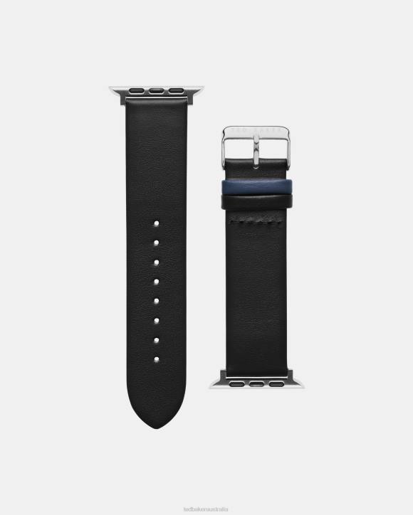Ted Baker Calcim Leather Apple Watch Strap Black Accessories Women TLPL2039