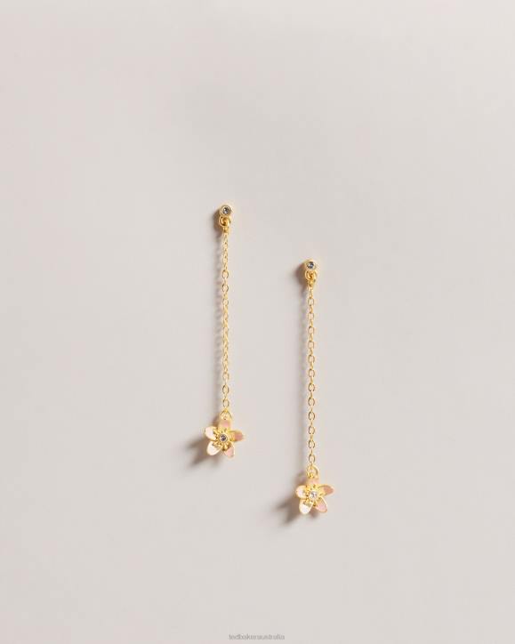 Ted Baker Bayylor Blossom Drop Earrings PL-PINK Jewelry Women TLPL1041