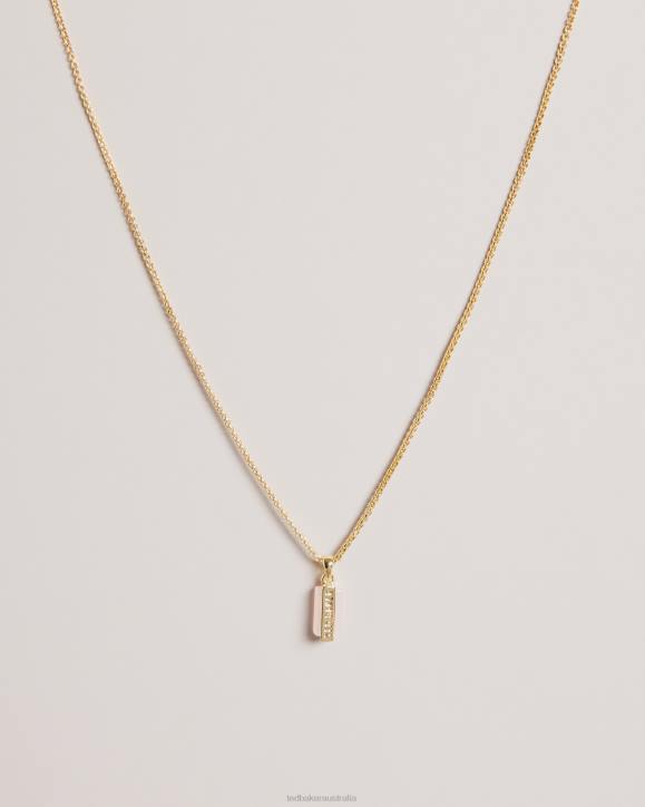 Ted Baker Gianni Gem bar pendant PL-PINK Jewelry Women TLPL1019