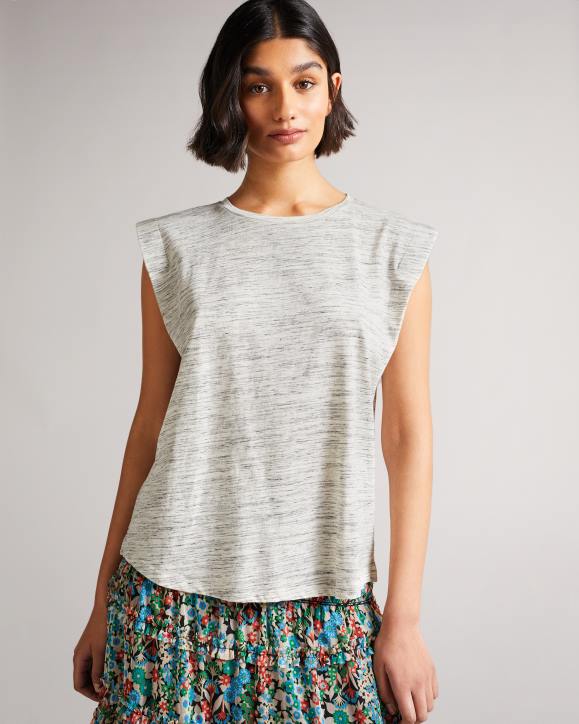 Ted Baker Julesa Vest With Shoulder Detail White Clothing Women TLPL580